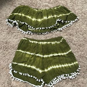 Green Two Piece Set Uluwatu